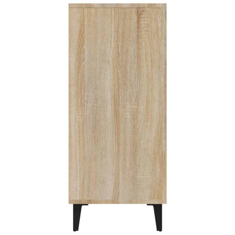 Szafka, dąb sonoma, 90x34x80 cm, materiał drewnopochodny