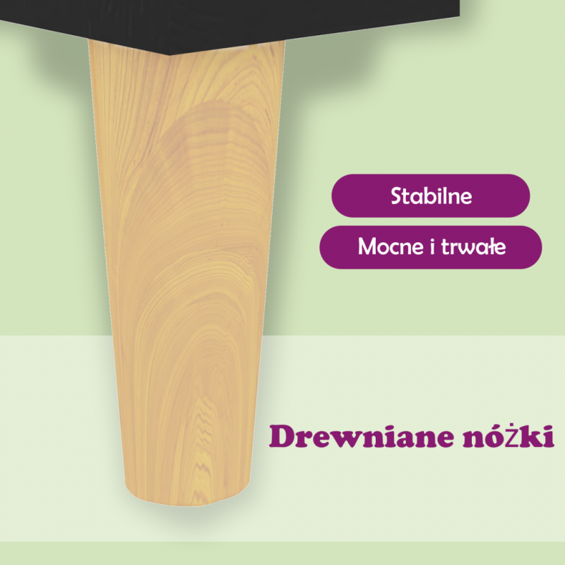 Komoda, czarna, 100x36x60 cm, materiał drewnopochodny