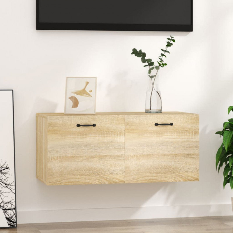 Szafka wisząca, dąb sonoma, 80x35x36,5, materiał drewnopochodny