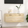 Szafka wisząca, dąb sonoma, 80x35x36,5, materiał drewnopochodny