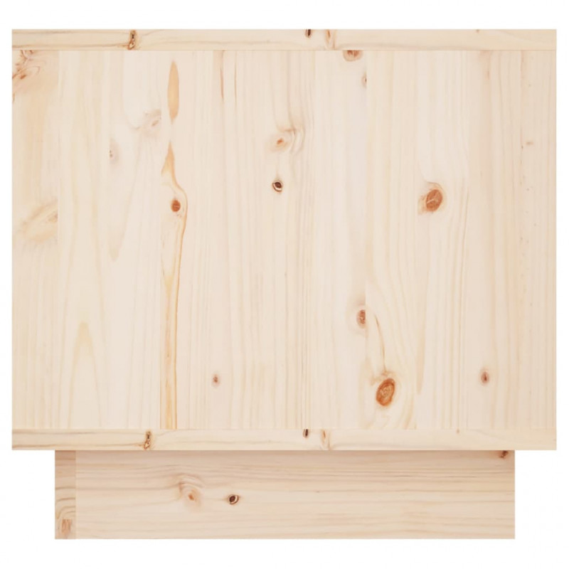 Szafki nocne, 2 szt., 35x34x32 cm, lite drewno sosnowe