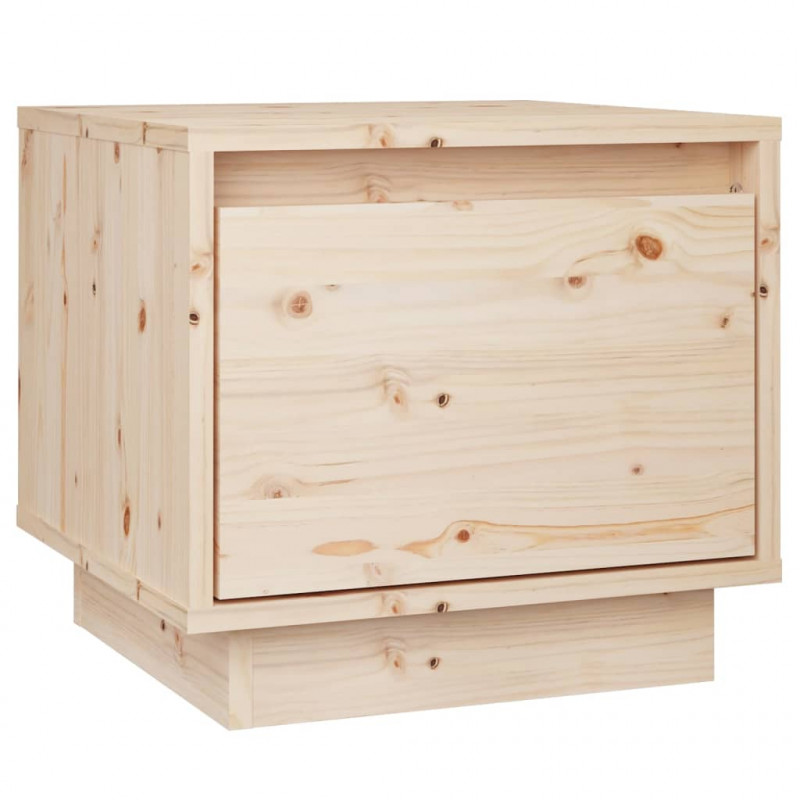 Szafki nocne, 2 szt., 35x34x32 cm, lite drewno sosnowe
