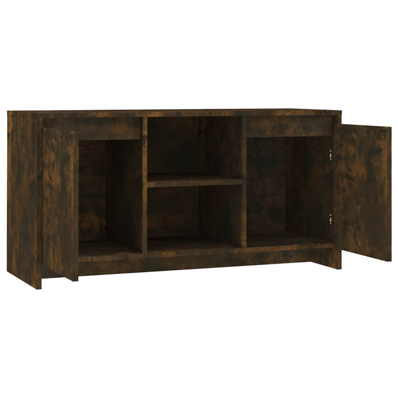 Szafka pod TV, przydymiony dąb, 102x37,5x52,5 cm