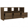Szafka pod TV, brązowy dąb, 102x37,5x52,5 cm