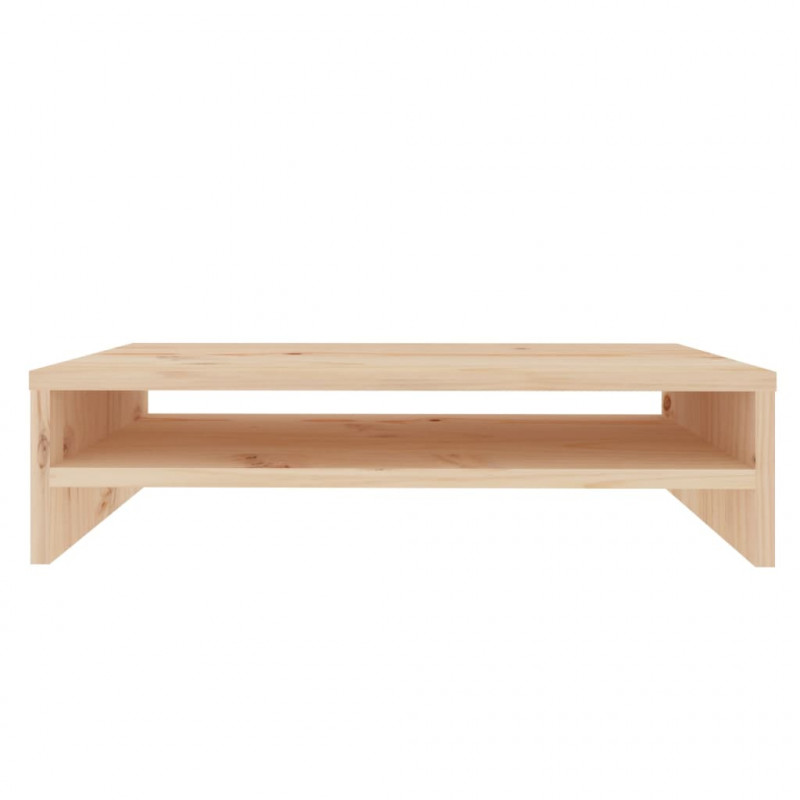 Podstawka na monitor, 50x24x13 cm, lite drewno sosnowe
