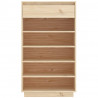 Szafka na buty, 60x34x105 cm, lite drewno sosnowe