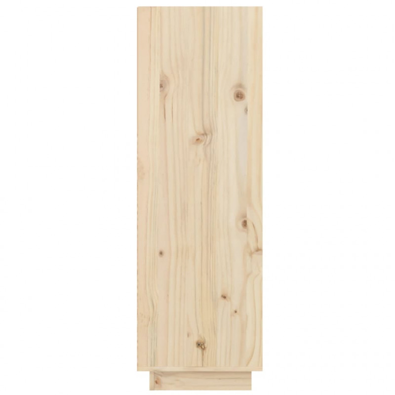 Szafka na buty, 60x34x105 cm, lite drewno sosnowe