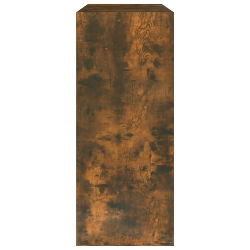 Regał na książki/przegroda, przydymiony dąb, 80x30x72 cm
