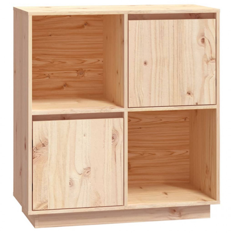 Szafka, 74x35x80 cm, lite drewno sosnowe