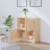 Szafka, 74x35x80 cm, lite drewno sosnowe