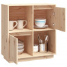 Szafka, 74x35x80 cm, lite drewno sosnowe