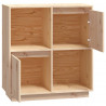 Szafka, 74x35x80 cm, lite drewno sosnowe