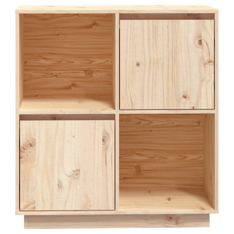 Szafka, 74x35x80 cm, lite drewno sosnowe