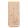Szafka, 74x35x80 cm, lite drewno sosnowe