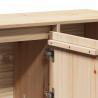 Szafka, 110,5x35x80 cm, lite drewno sosnowe