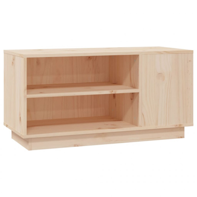 Szafka pod telewizor, 80x35x40,5 cm, lite drewno sosnowe