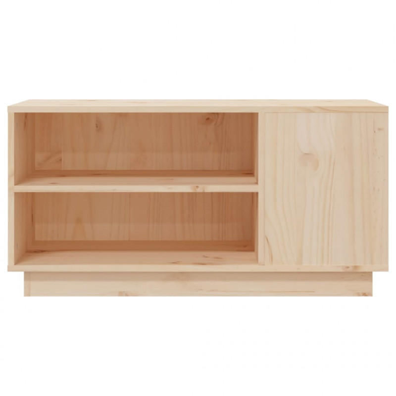 Szafka pod telewizor, 80x35x40,5 cm, lite drewno sosnowe