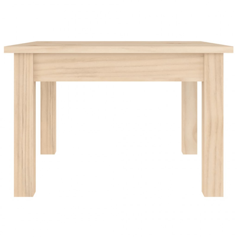 Stolik kawowy, 45x45x30 cm, lite drewno sosnowe