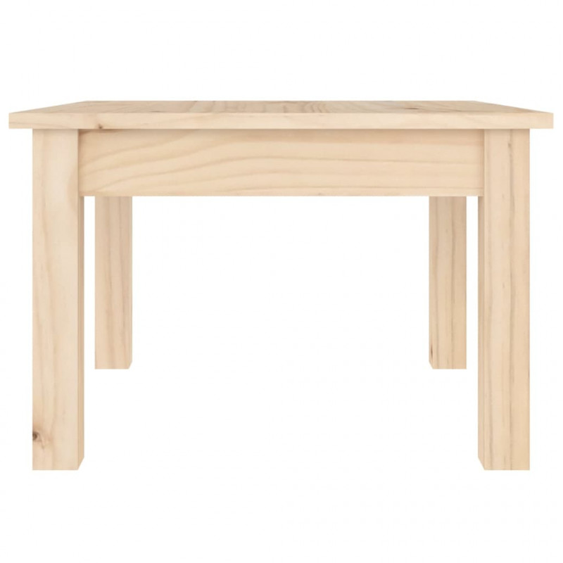 Stolik kawowy, 45x45x30 cm, lite drewno sosnowe