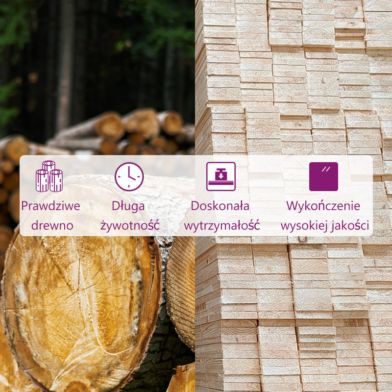 Stolik kawowy, 45x45x30 cm, lite drewno sosnowe