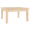 Stolik kawowy, 55x55x30 cm, lite drewno sosnowe