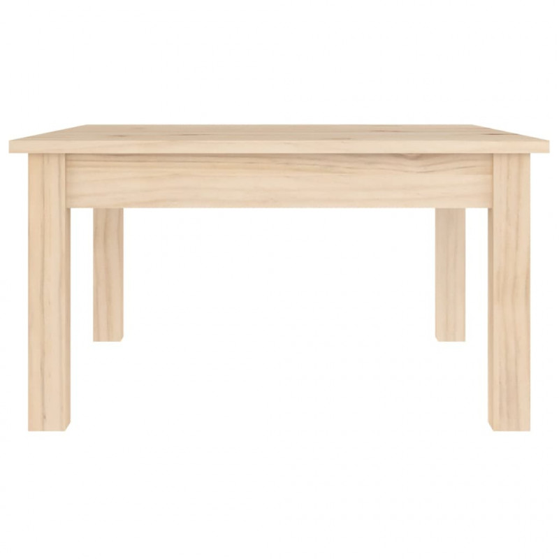 Stolik kawowy, 55x55x30 cm, lite drewno sosnowe