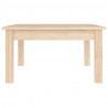 Stolik kawowy, 55x55x30 cm, lite drewno sosnowe
