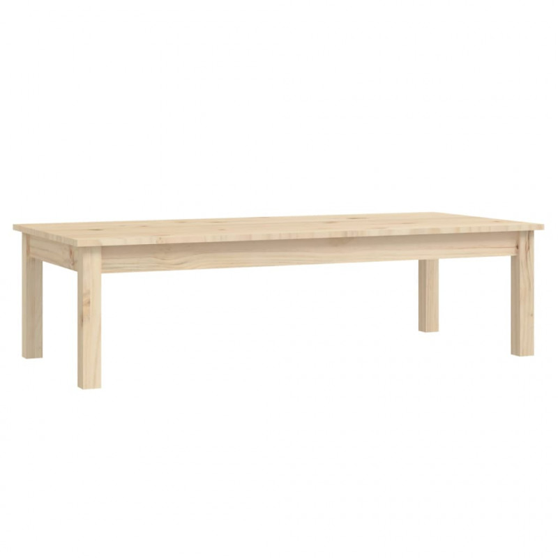 Stolik kawowy, 110x50x30 cm, lite drewno sosnowe