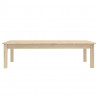 Stolik kawowy, 110x50x30 cm, lite drewno sosnowe