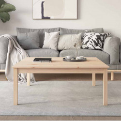 Stolik kawowy, 100x100x40 cm, lite drewno sosnowe