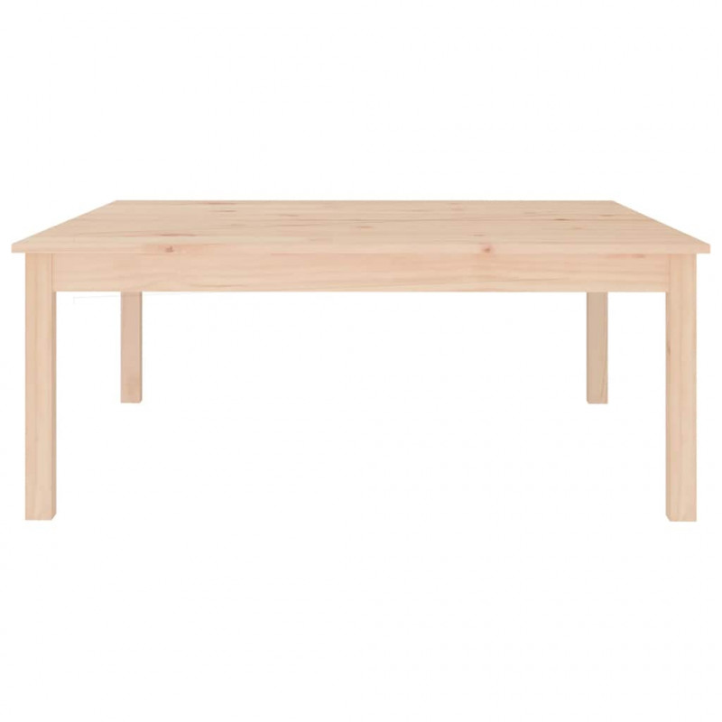 Stolik kawowy, 100x100x40 cm, lite drewno sosnowe