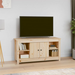 Szafka pod telewizor, 103x36,5x52 cm, lite drewno sosnowe