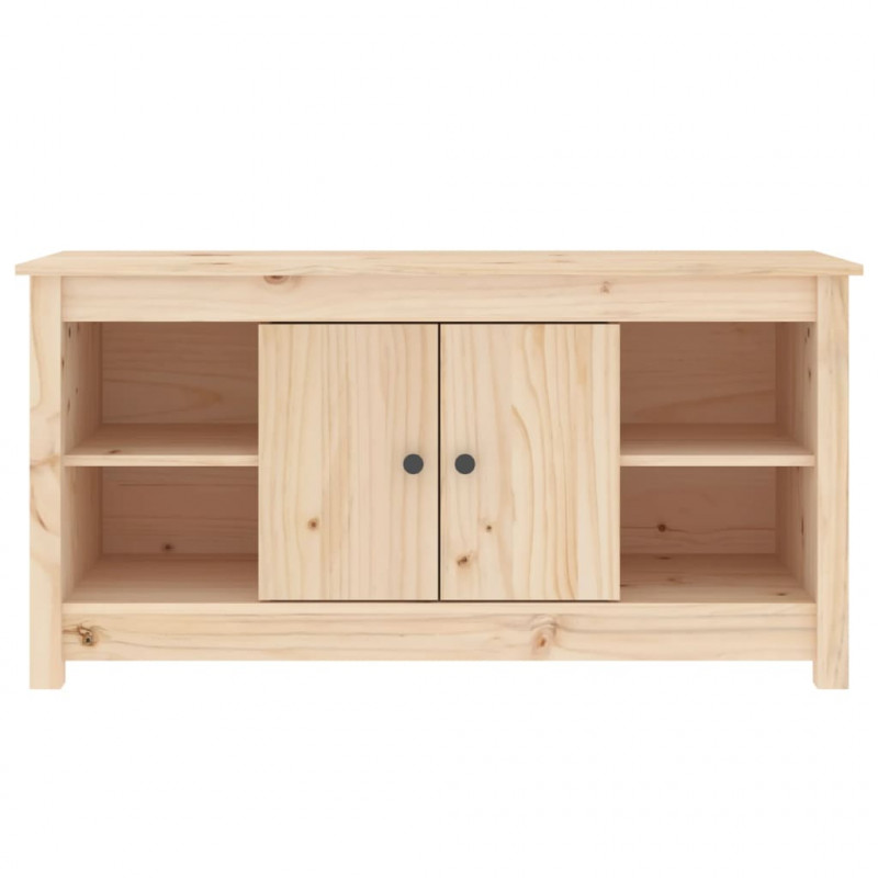 Szafka pod telewizor, 103x36,5x52 cm, lite drewno sosnowe