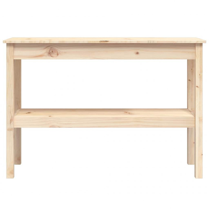 Stolik konsolowy, 110x40x75 cm, lite drewno sosnowe