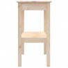 Stolik konsolowy, 110x40x75 cm, lite drewno sosnowe