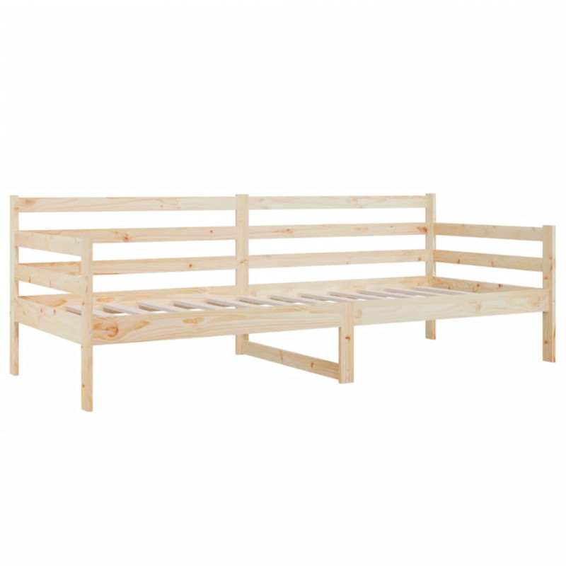 Łóżko dzienne bez materaca, 90x190 cm, lite drewno sosnowe