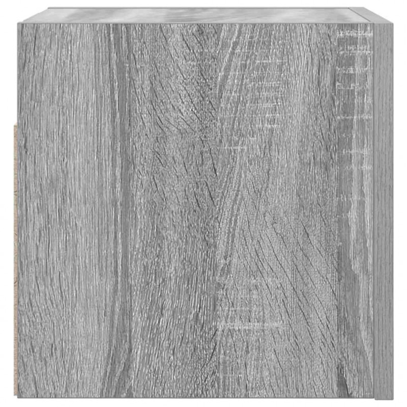 Wiszące szafki TV, 2 szt., szary dąb sonoma, 30,5x30x30 cm