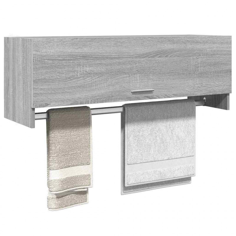 Szafka, szary dąb sonoma 100x32,5x35 cm