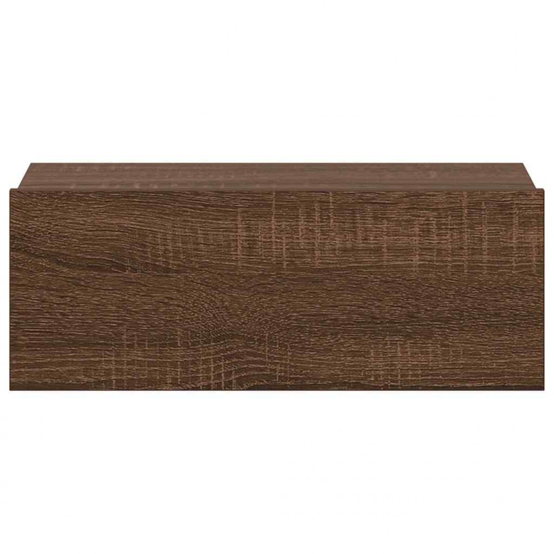 Wiszące szafki nocne, 2 szt., brązowy dąb, 40x30x15 cm