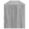 Szafka pod TV z LED, szary dąb sonoma, 120x35x40 cm