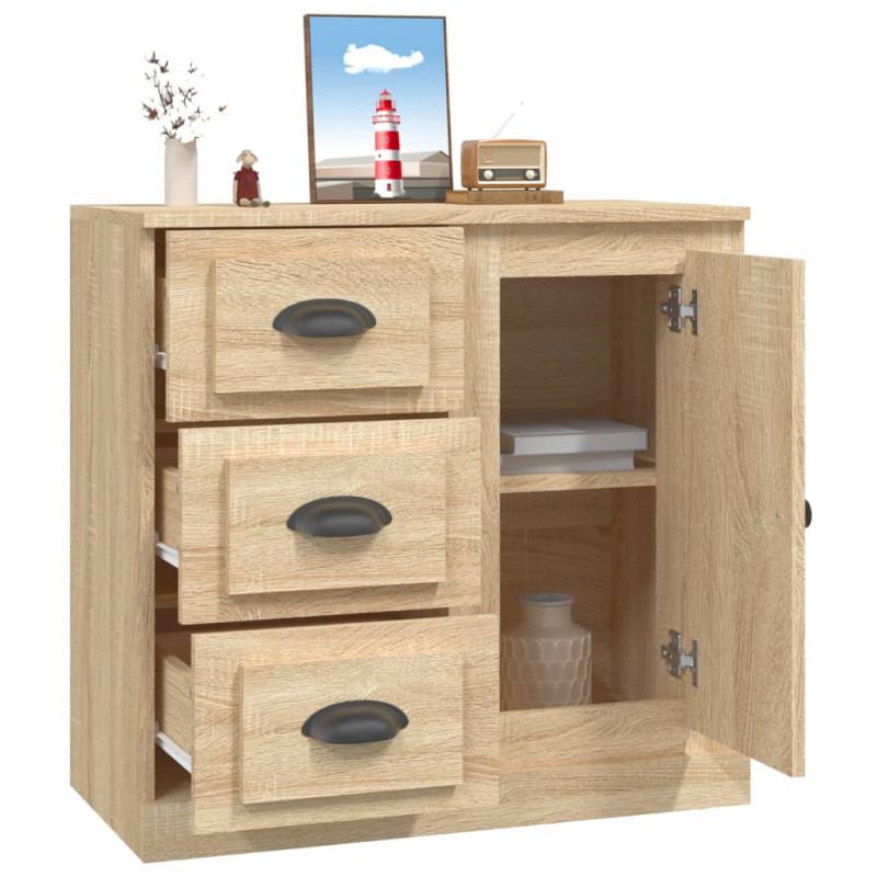 Szafka, dąb sonoma, 70x35,5x67,5 cm, materiał drewnopochodny
