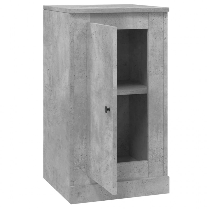 Szafki, 2 szt., szarość betonu, 37,5x35,5x67,5 cm