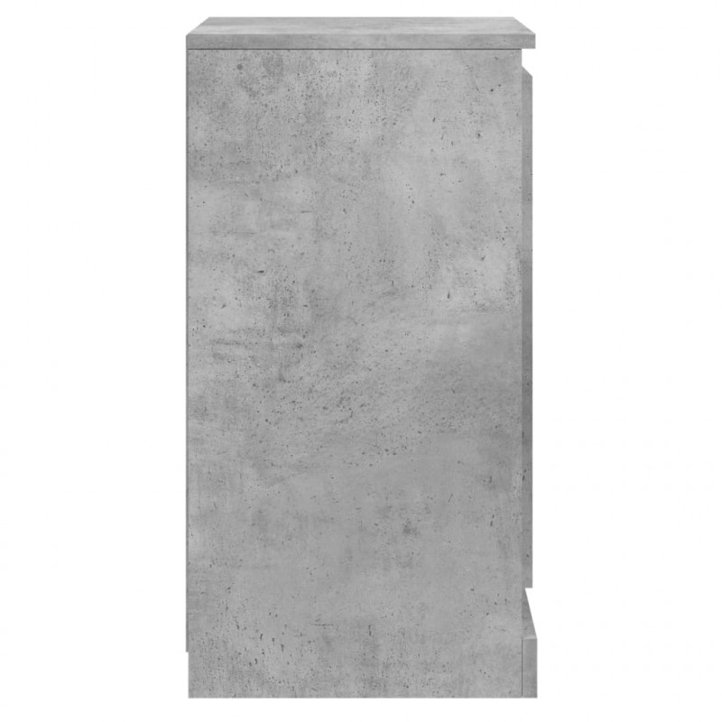 Szafki, 2 szt., szarość betonu, 37,5x35,5x67,5 cm