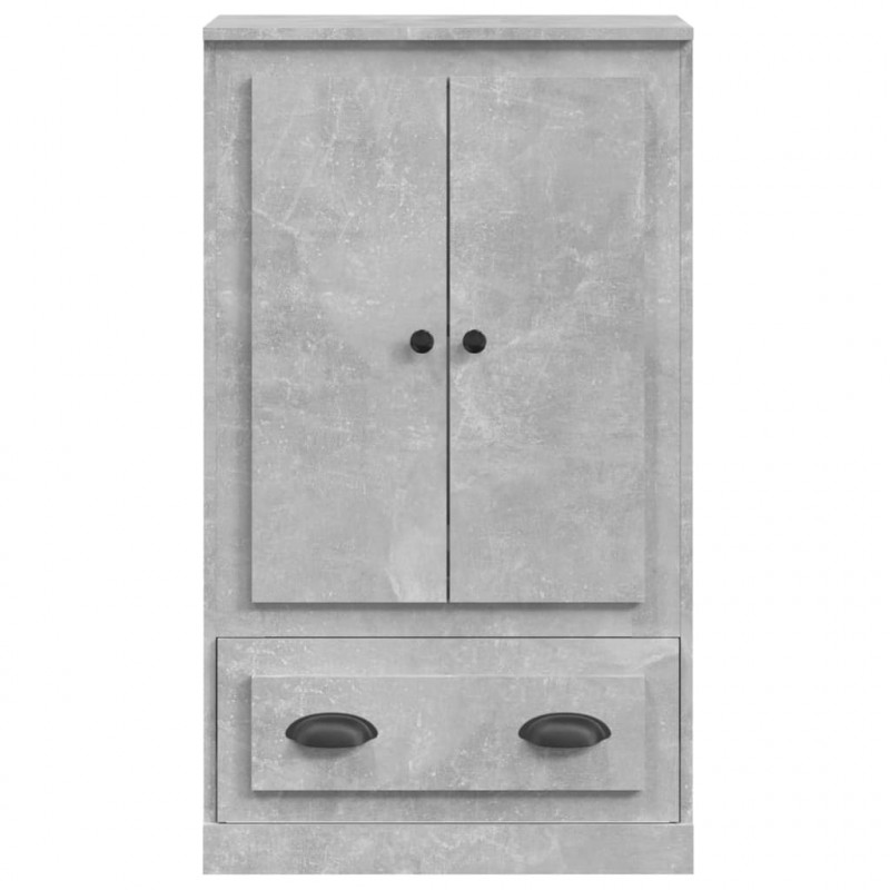 Kredens, szarość betonu, 60x35,5x103,5 cm