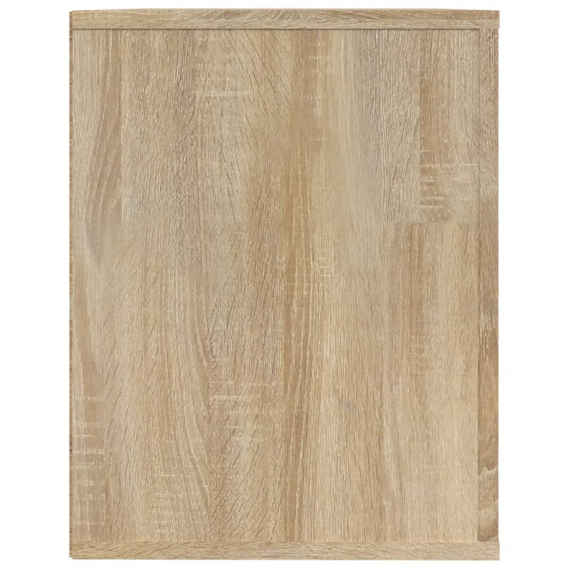 Półka na buty, dąb sonoma, 75x35x45 cm, materiał drewnopochodny