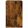 Półki ścienne z półką 2 pcs Dąb wędzony 26 x 15 x 26 cm