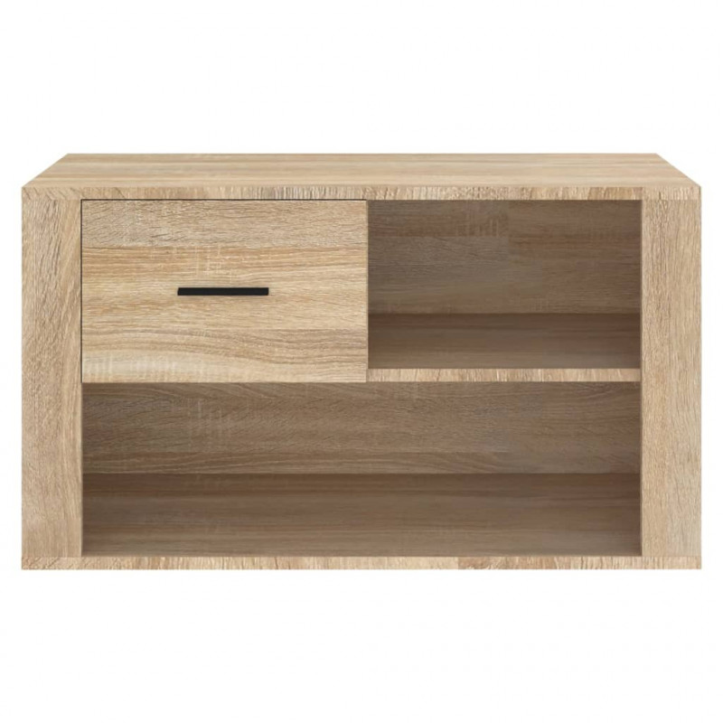 Szafka na buty, dąb sonoma 80x35x45 cm, materiał drewnopochodny