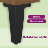 Stolik kawowy, brązowy dąb 102x50x40 cm materiał drewnopochodny
