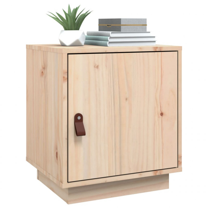 Szafka nocna, 40x34x45 cm, lite drewno sosnowe