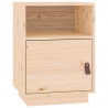 Szafka nocna, 40x34x55 cm, lite drewno sosnowe
